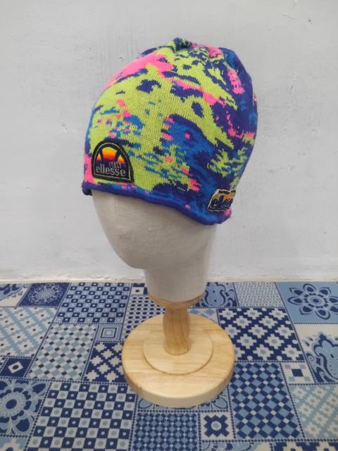 Other Designers Vintage Ellesse rainbow beanie hat