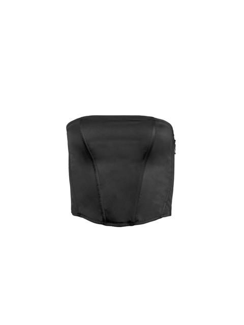 Fleur du Mal Silk Corset Top
