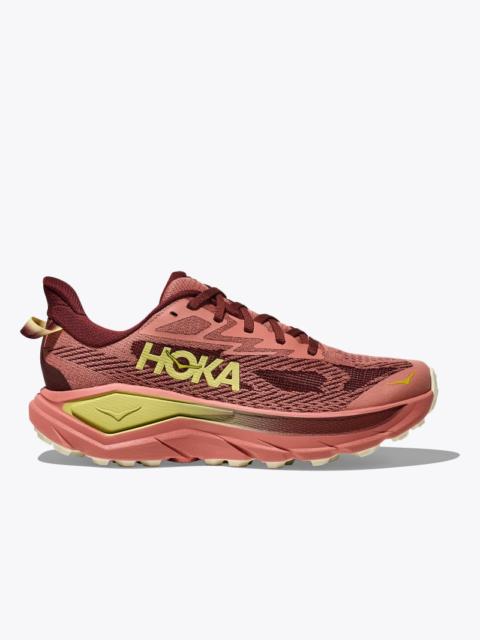 HOKA Women's Challenger 8 Shoes in Blush/Dark Cedar