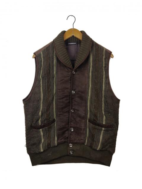 Other Designers Lindbergh - Japan Woven Vest Coogi Style Button Jacket