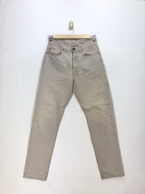 Other Designers Vintage - Vintage Levis Jeans Beige Dirty Levis 554 Denim Pants