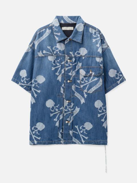 MASTERMIND WORLD ALOHA SS DENIM SHIRT
