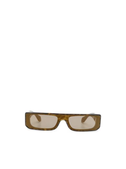 Alaïa Alaïa Brown Sunglasses Women