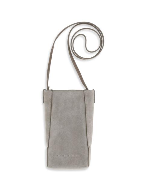 Brunello Cucinelli Brunello Cucinelli BC Duo Suede Cell Phone Case Ice