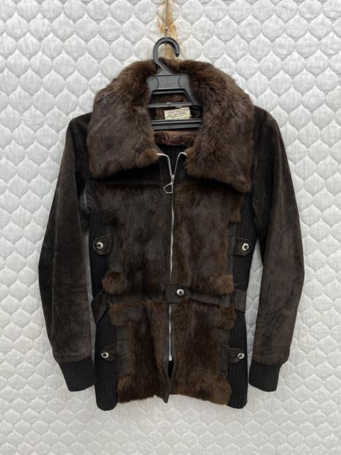Other Designers Vintage - 🔥🔥🔥STEALS CANYON CANON LEATHER FUR JACKET