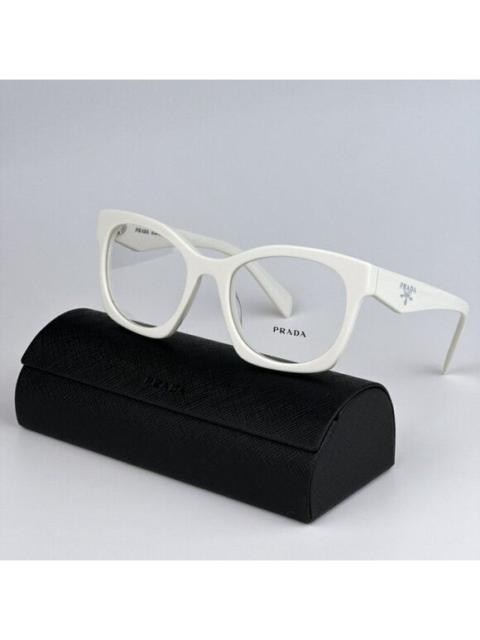Prada SALE! NEW Prada PRA05V 17K1O1 White Ivory Women Square Unisex Eyeglasses VPR A05