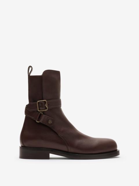 Burberry Leather Ledger Jodphur Boots​​