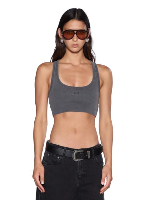 Ksubi 1999 ORIGIN CROPPED TANK CHARCOAL