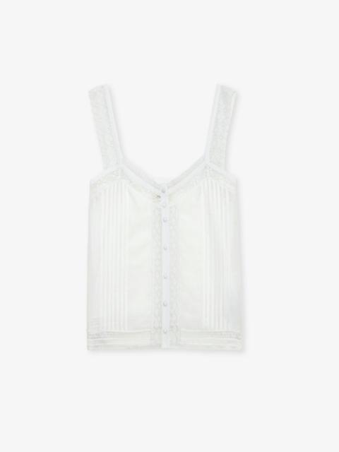 Zadig & Voltaire Celite Navy Lace Camisole