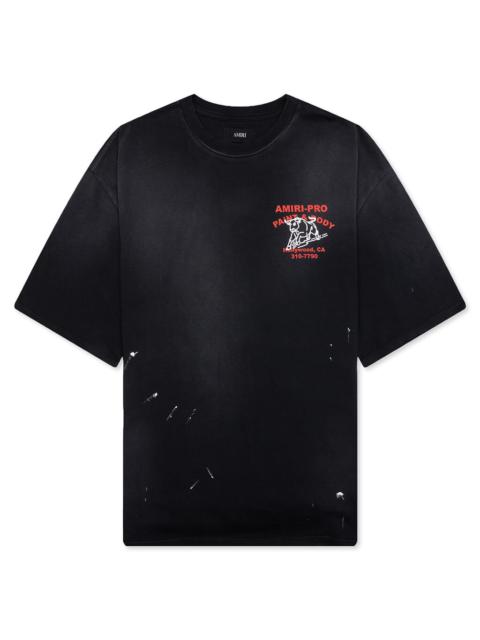 AMIRI AMIRI BULL OVERSIZED TEE - BLACK