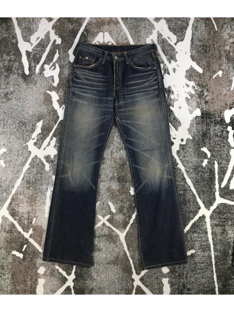 Other Designers Vintage - Vintage Levis 517 Jeans Dark Wash Flare Denim KJ709