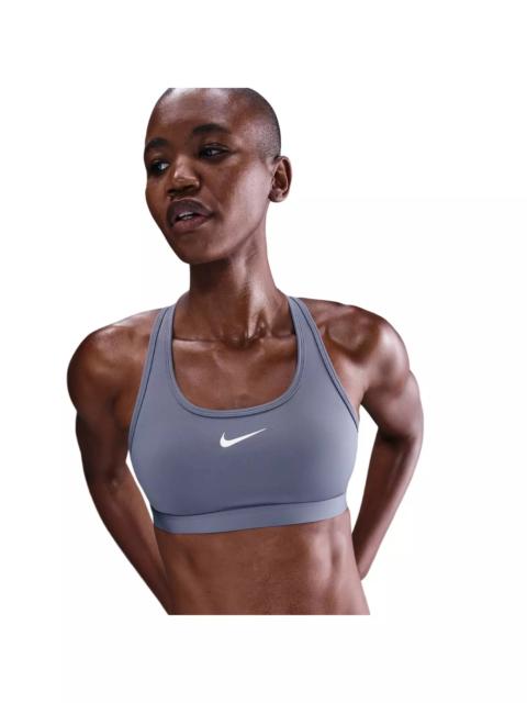 Nike Women's Swoosh Medium Support Padded Sports Bra - Blue
