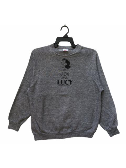 Other Designers Vintage Lucy Snoopy Cartoon Crewneck