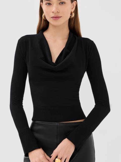 SIMKHAI Natia Cowl Neck Top