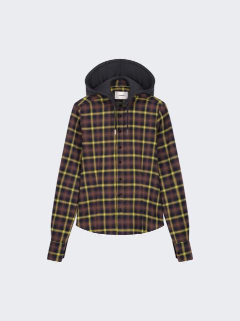 COPERNI Hooded Shirt Brown