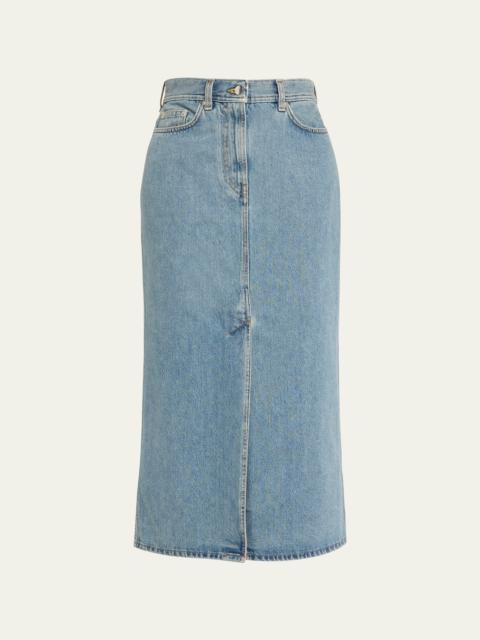 Rona Denim Long Skirt