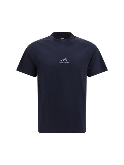 BALENCIAGA Balenciaga Long-sleeve Layered T-shirt Navy/White