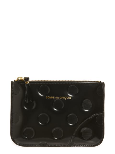 Comme Des Garçons Comme des Garçons Wallets Dot Embossed Small Pouch in Black at Nordstrom