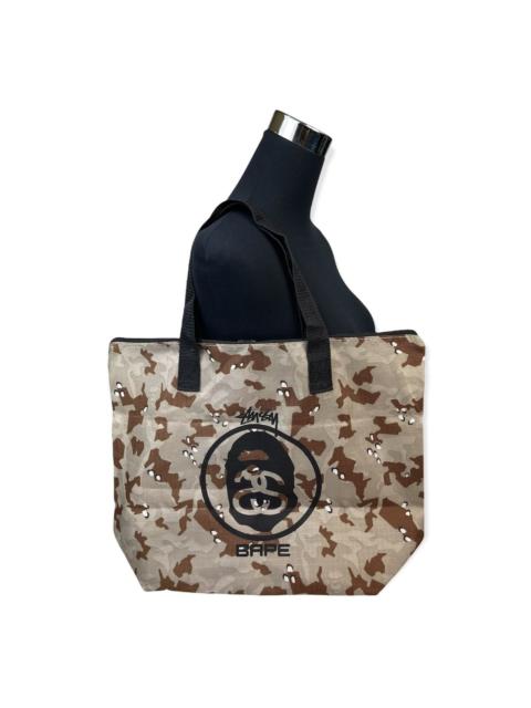 Other Designers Bape × Stussy - Authentic Bape X Stussy Tote Zipped Bag