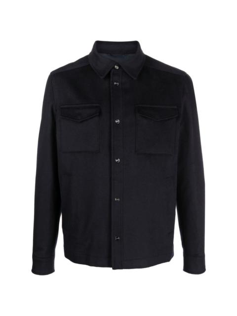 Herno Herno Blue Jackets - Shirt Jackets Men