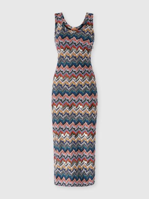 Missoni Long lace slip dress