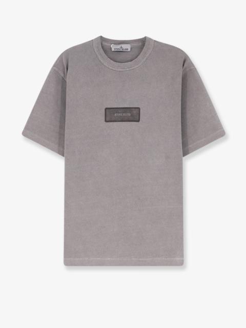 Stone Island Stone Island Cotton T-Shirt With Logo Detail