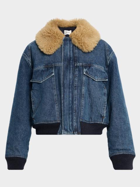 FRAME The Shearling Aviator Jacket