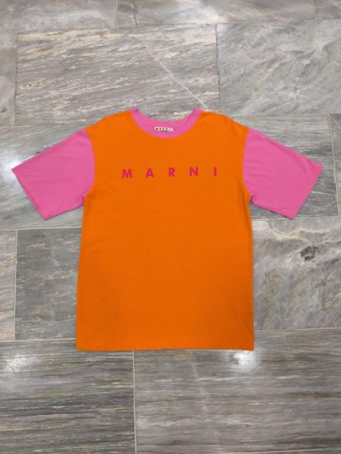 Marni Marni Spell Out two tone Shirt