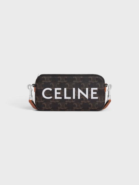 CELINE Celine Logo Triomphe Crossbody