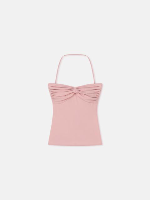 Nanushka Halter Neck Mesh Jersey Top