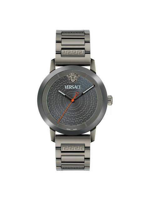 VERSACE Versace V-Helix Quartz Gunmetal Dial Men's Watch VE9G00424