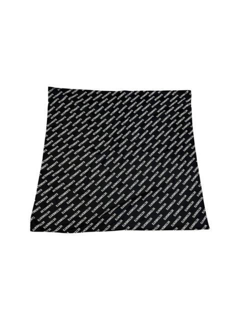 VETEMENTS All over logo scarf bandana