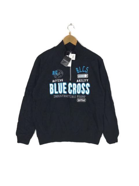 Other Designers Vintage - DEADSTOCKS Blue Cross Sweatshirt Sweater 90s Streetwear Dope