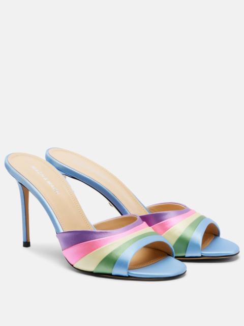 MACH & MACH Gradient 95 satin mules