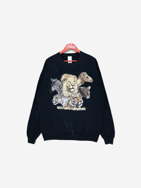 Other Designers Vintage - Vintage Animal Fullprint Sweatshirt Crewneck