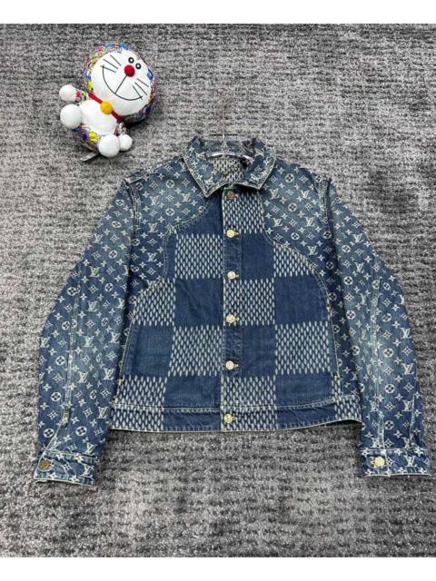 Louis Vuitton Louis Vuitton Nigo Blue Monogram Denim Jacket