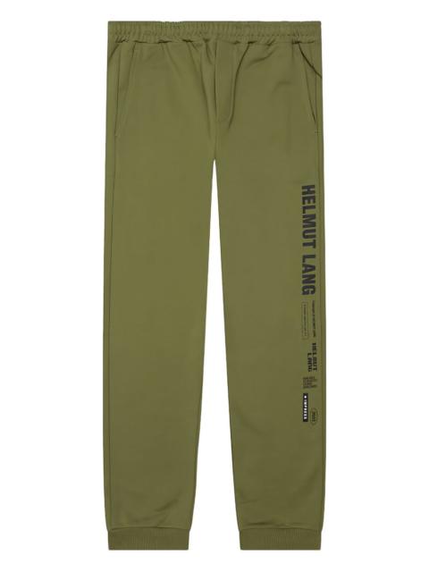 Helmut Lang elasticated-cuff logo-print joggers