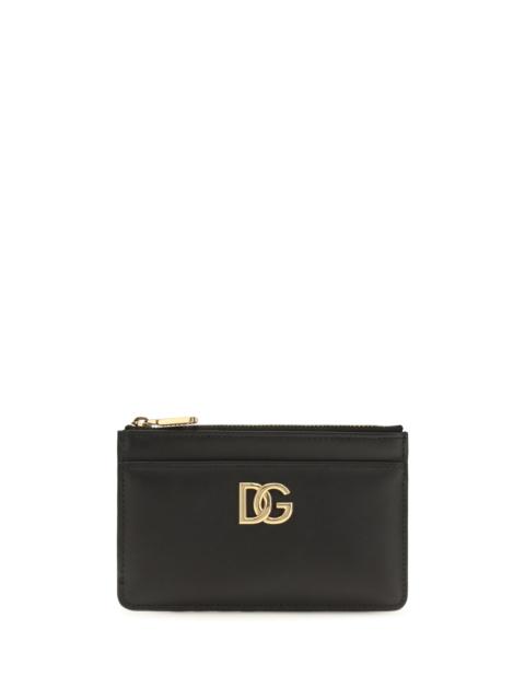 Dolce & Gabbana Dolce & Gabbana Leather Card Holder Nero Women