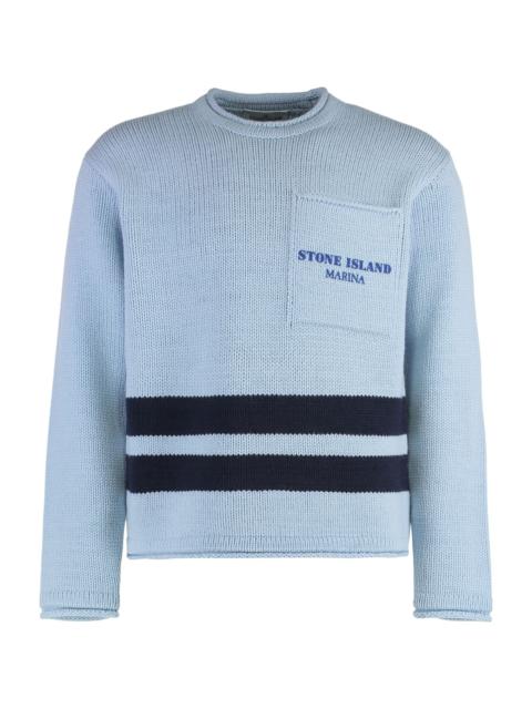 Stone Island Wool Crewneck Sweater