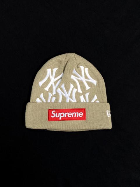 Supreme Rare Supreme x New York Yankees x New Era Box Logo Beanie OS