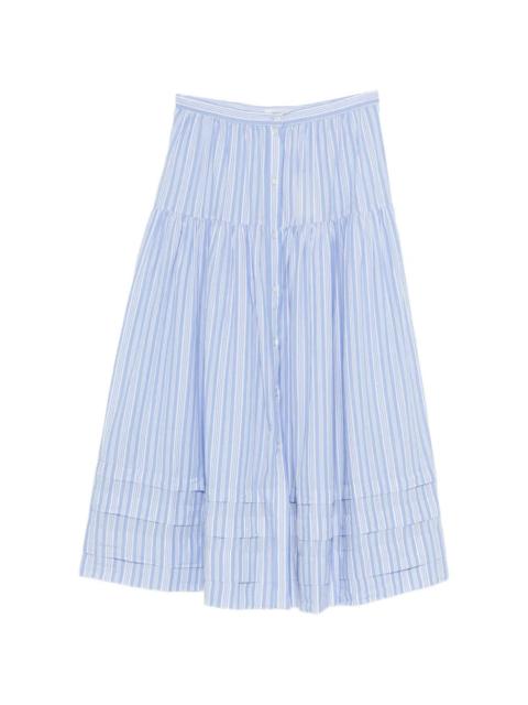 DÔEN Marceline Skirt in Salerno Stripe