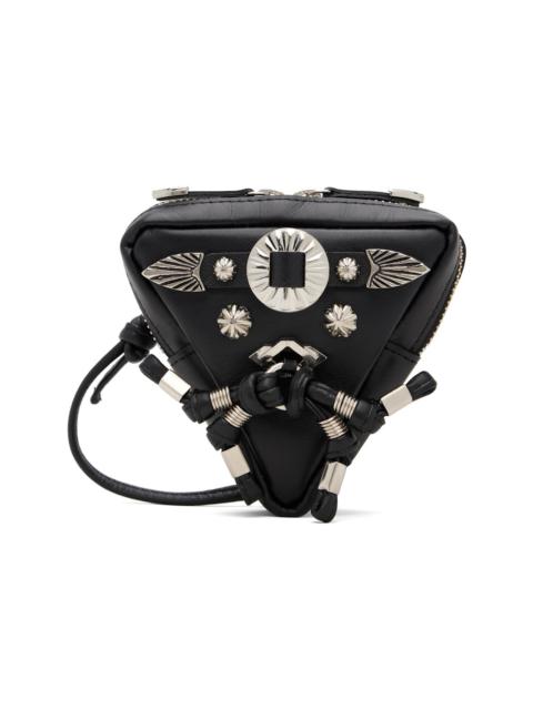 TOGA PULLA Black Triangle Shoulder Bag