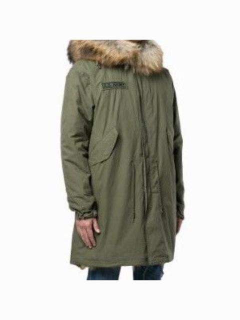 Other Designers Avirex Alpha Industries Hood Fur Ruff Long Parka Jacket