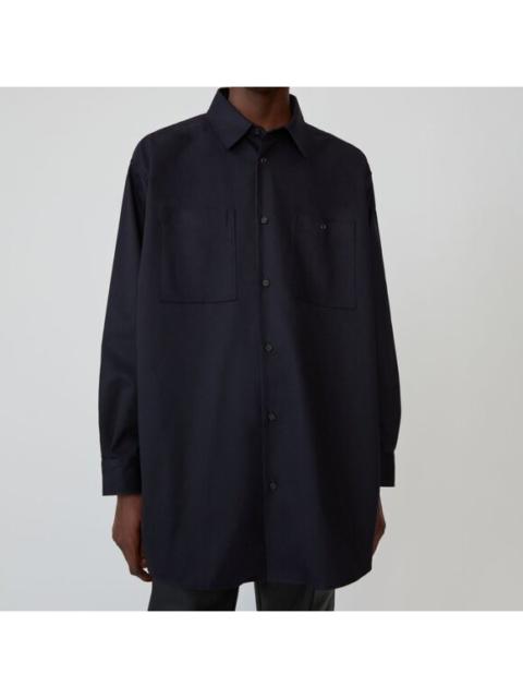 Acne Studios BNWT AW19 ACNE STUDIOS OVERSIZED NAVY SHIRT JACKET 46