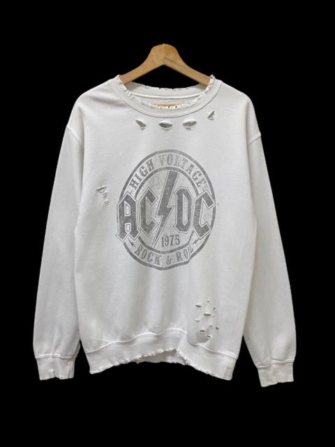 Other Designers If Six Was Nine - 🔥VINTAGE ACDC HIGH VOLTAGE ROCK & ROLL SWEATSHIRT