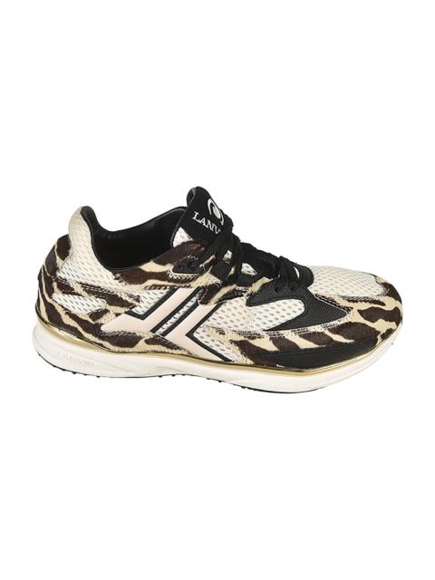 Lanvin Mesh Lace-up Sneakers