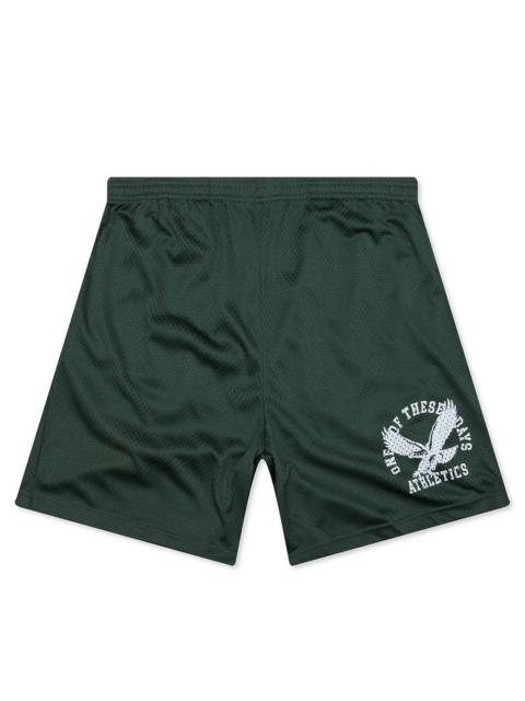 One Of These Days ATHLETIC SHORT - FOREST GREEN