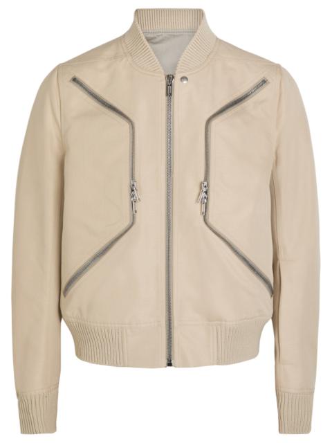 Rick Owens Rick Owens Heizer Flight Canvas Bomber Jacket