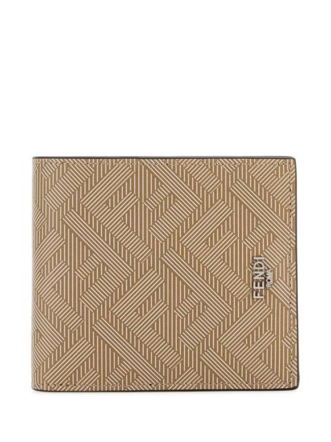 FENDI Fendi Men Printed Leather Fendi Shadow Wallet
