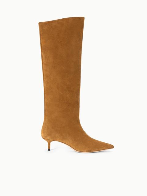 STAUD STAUD SEBASTIAN KITTEN HEEL BOOT TAN